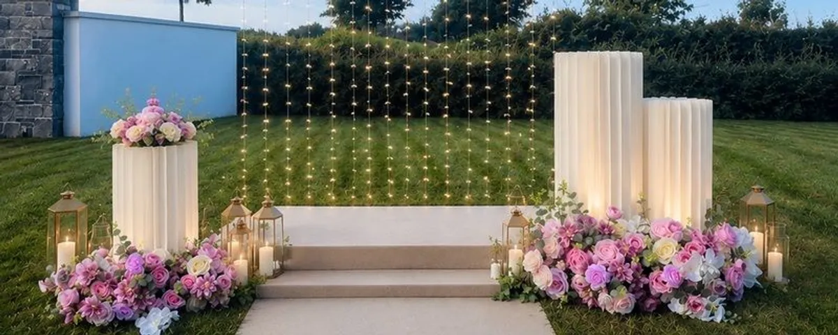 Wedding/ Birthday/ Party/ Communion/ Confirmation Flower Arch for Rent - Image 4