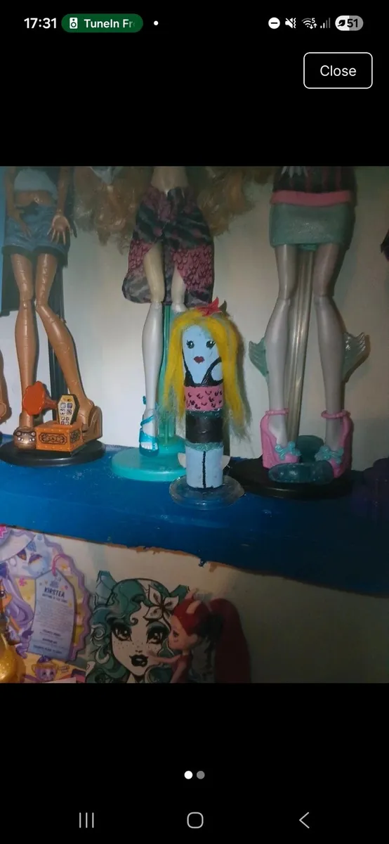 Handmade lagoona figure from monster high0 - Image 1