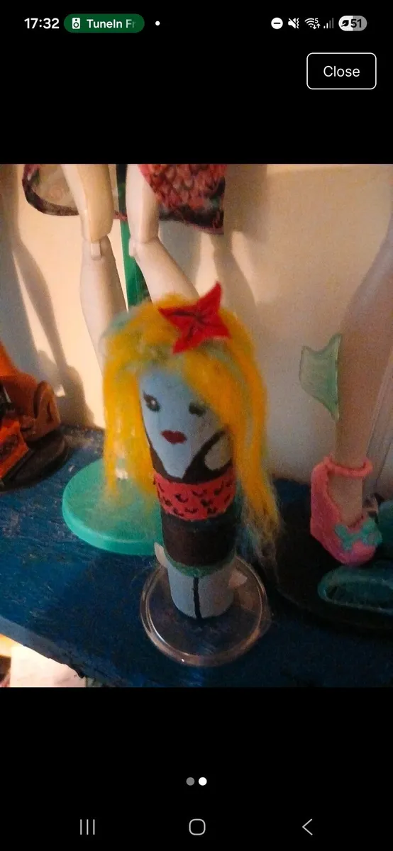 Handmade lagoona figure from monster high0 - Image 2