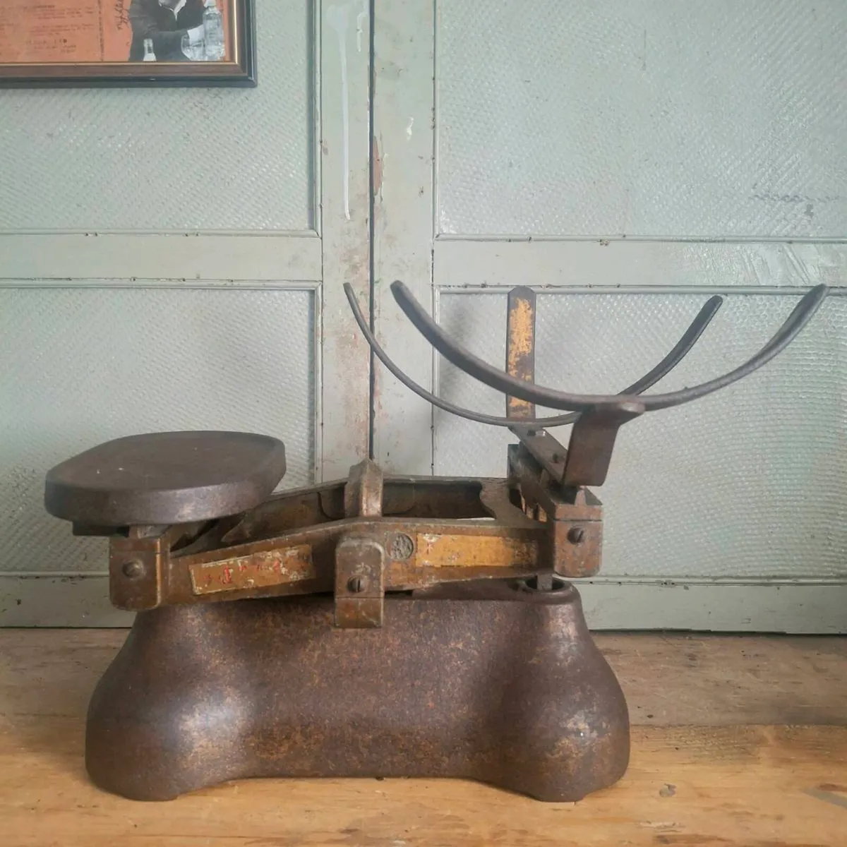 Antique W&T Avery Cast Iron Shop Scales - Image 3