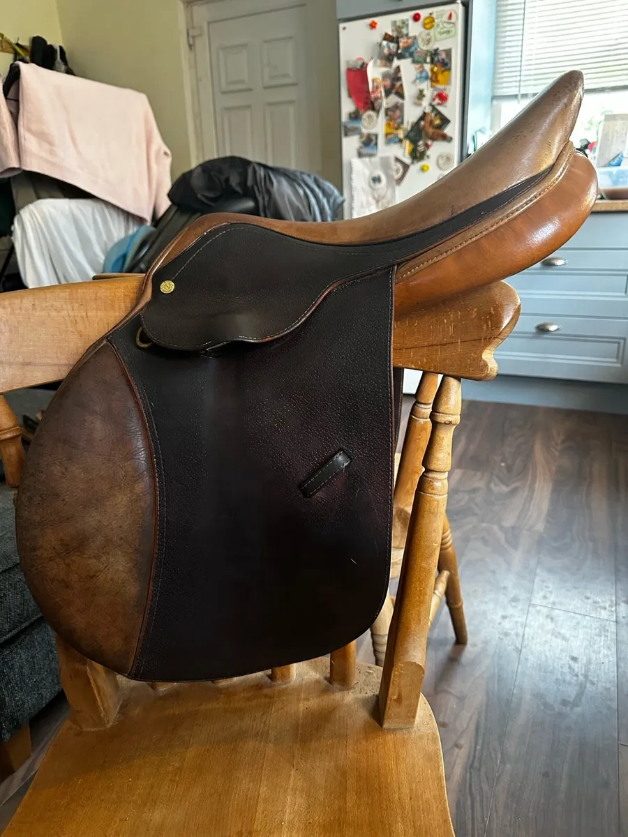 17” Heritage jumping saddle - Image 4