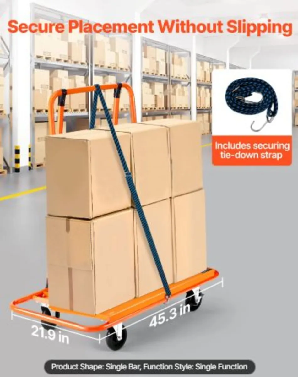 Drywall Cart Dolly, 816 kg Load Capacity, Steel - Image 4
