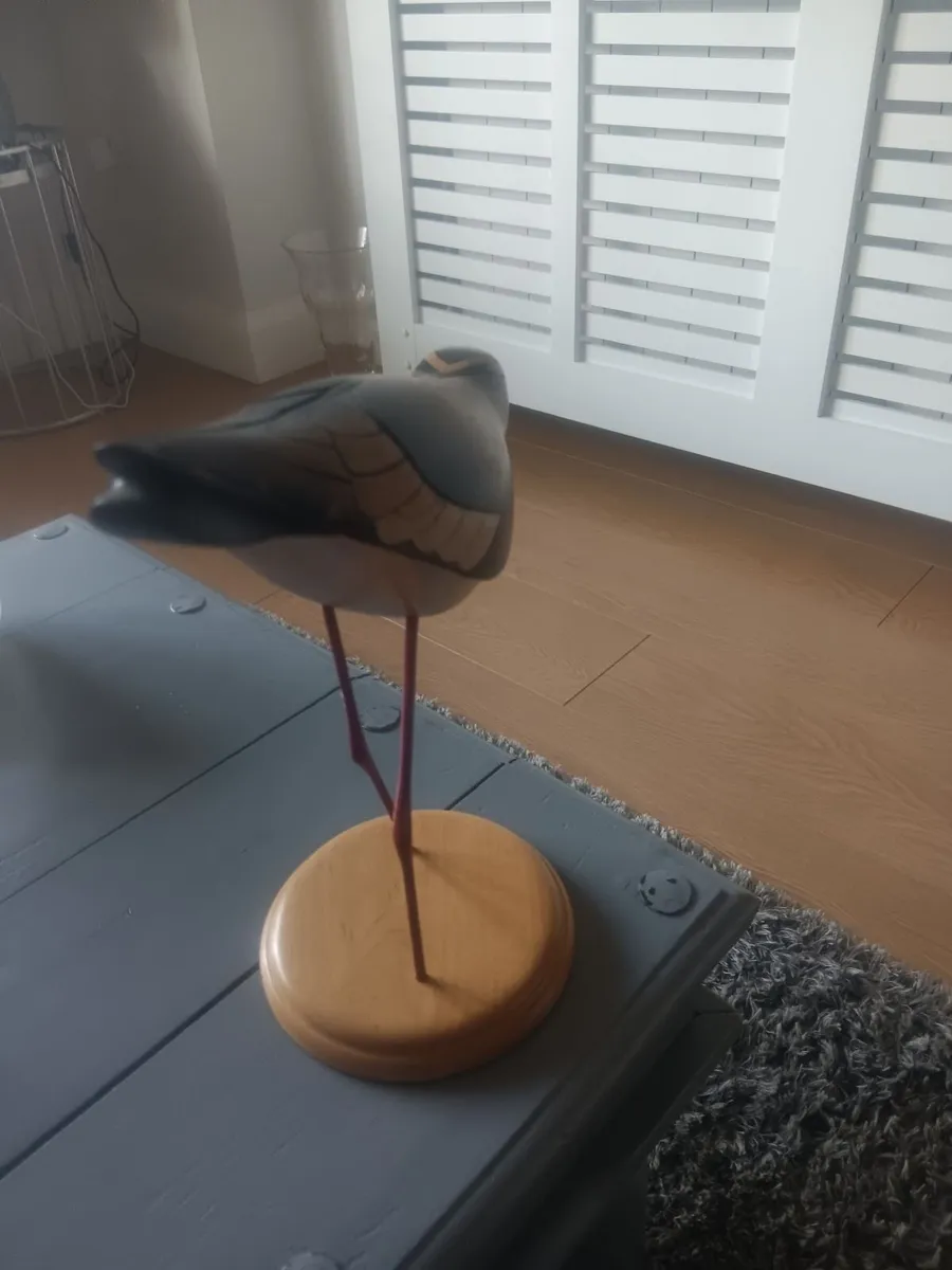 Hand carved wooden bird - Image 2