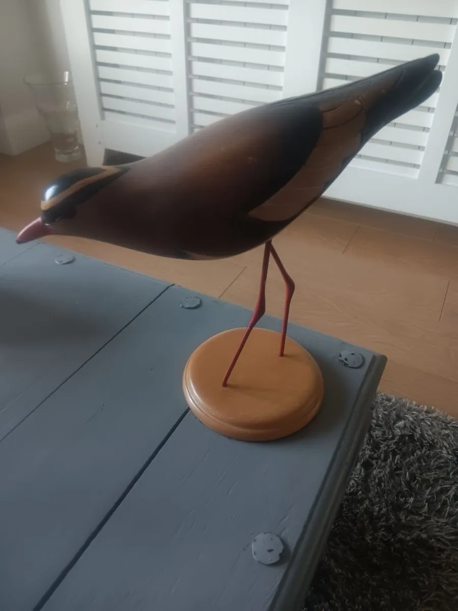 Hand carved wooden bird - Image 3