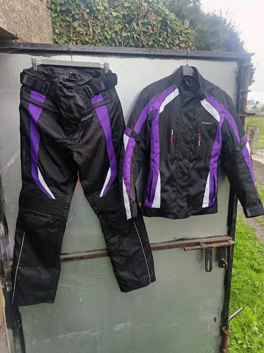 Motorcycle textile jacket and trousers - Image 1