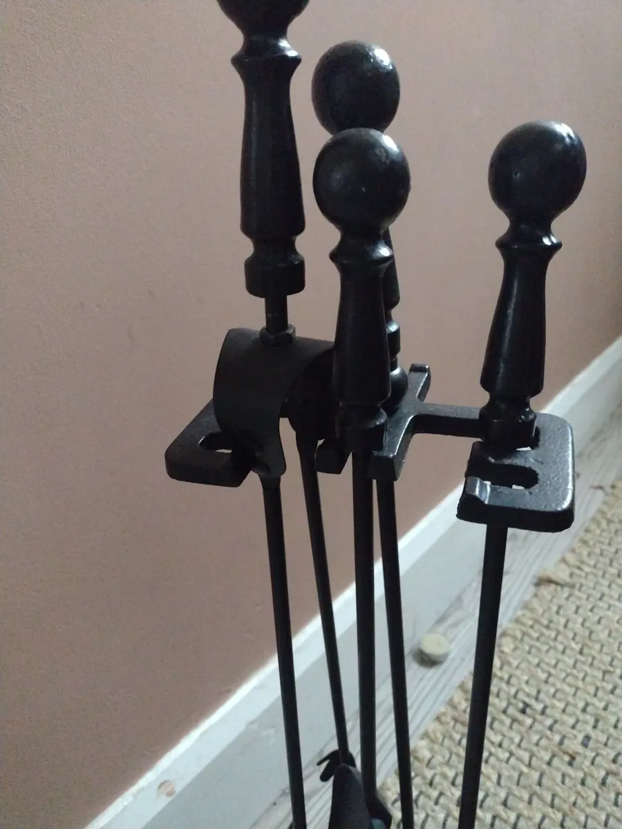Heavy fireplace companion set - Image 2