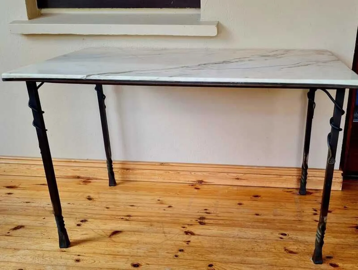 Italian Marble Table - Image 1