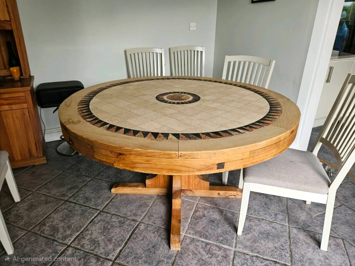 Dining Table and Sideboard - Image 1