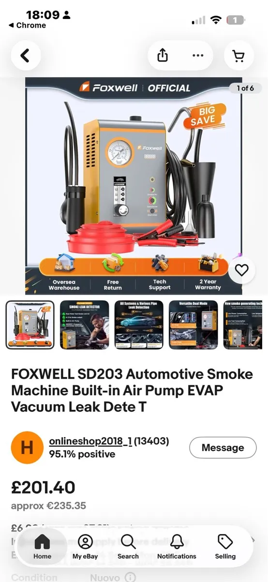 Automotive Smoke Machine EVAP Smoke - Image 2