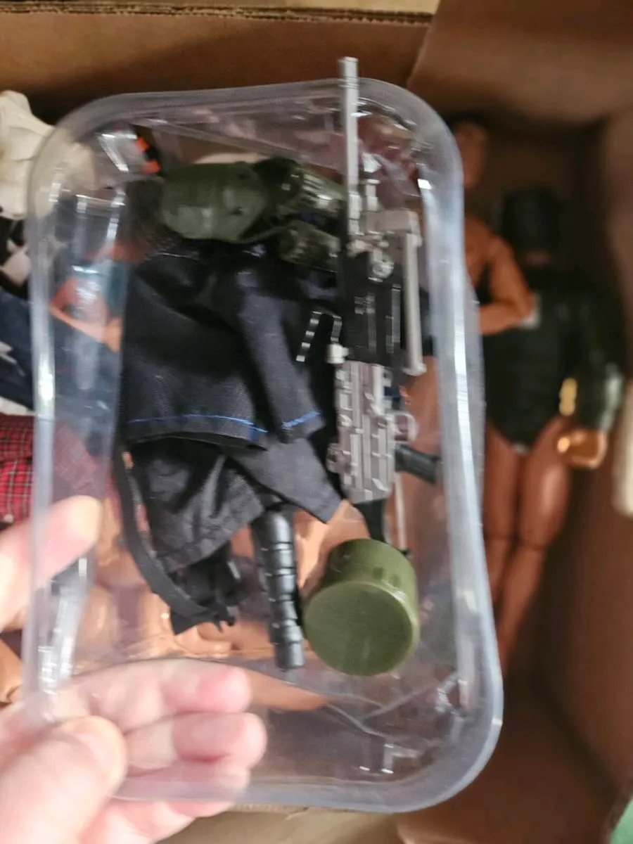Large Box of Action Man Power Team clothes etc - Image 4
