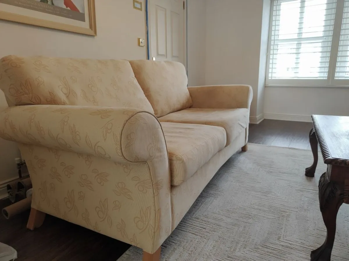 3 SEATER  SOFA  for  SALE  - & Fabric - Image 2