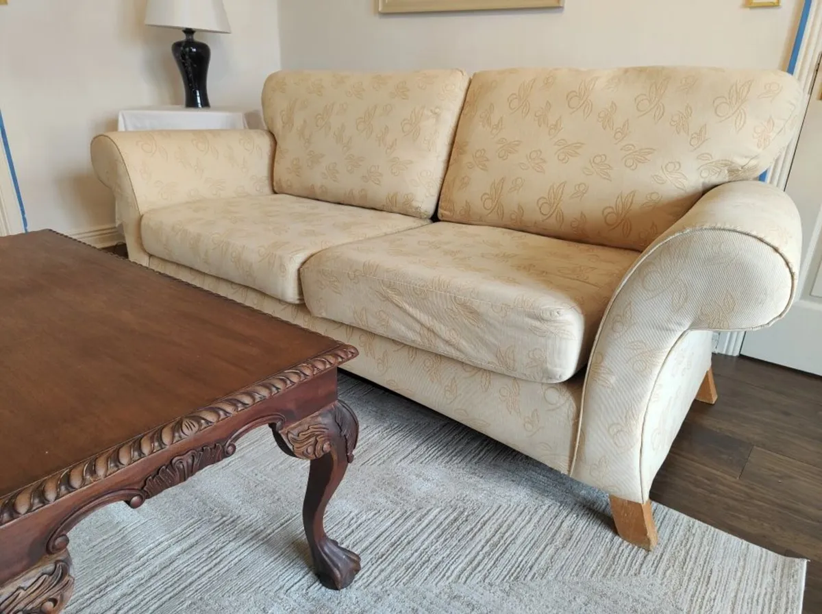 3 SEATER  SOFA  for  SALE  - & Fabric - Image 3