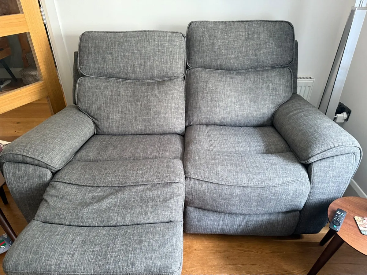 3 and 2 Recliner sofas - Image 1