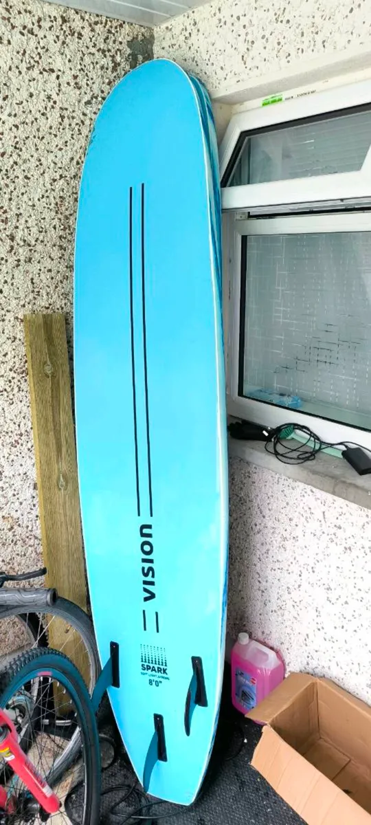 Vision 8'0" Soft Top Surfboard - Image 2