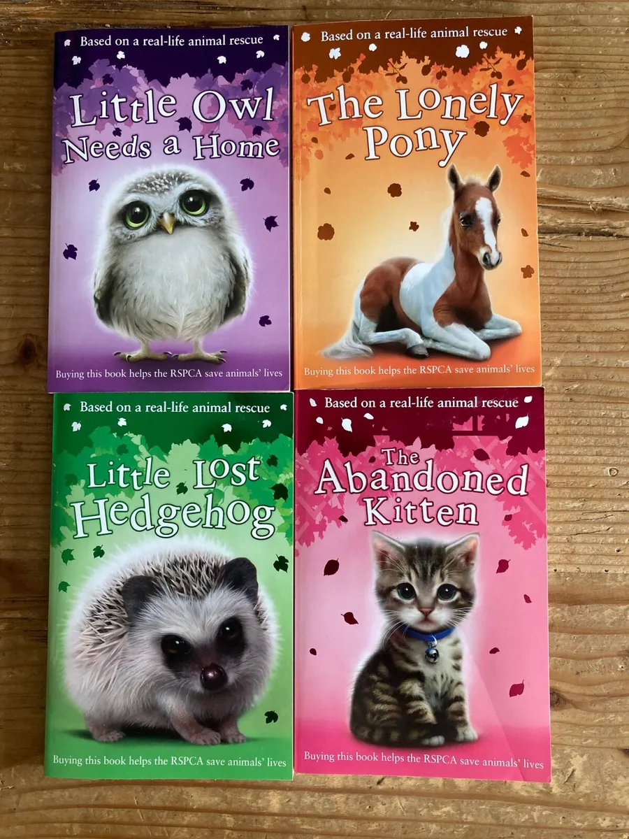 NEW : Set of 4 kids books - RSPCA rescue stories - Image 1