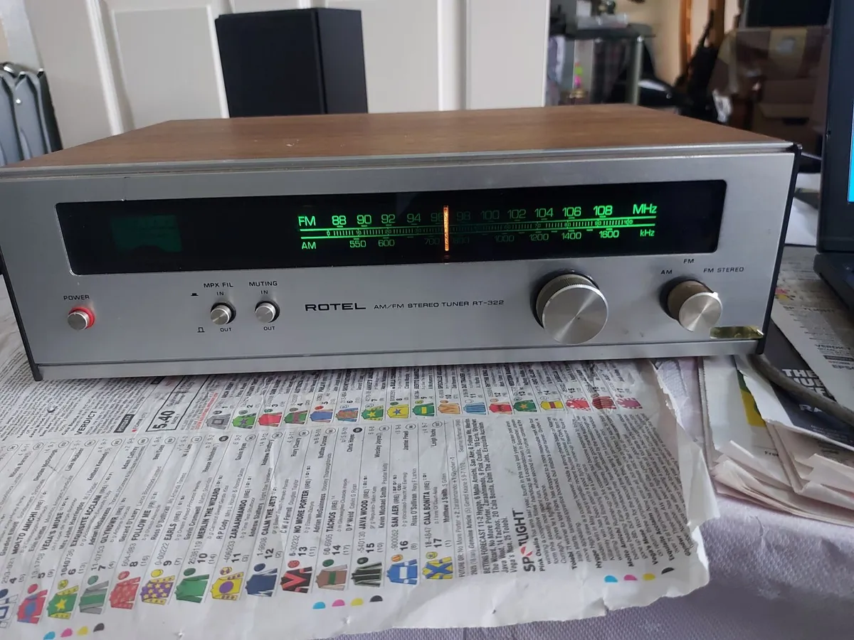 ROTEL AM-FM Stereo Tuner Model RT-322, - Image 1