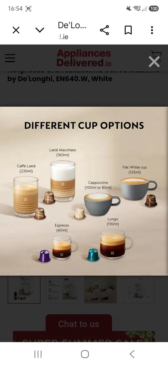 De'Longhi
Nespresso Gran Lattissima Coffee Machine - Image 2