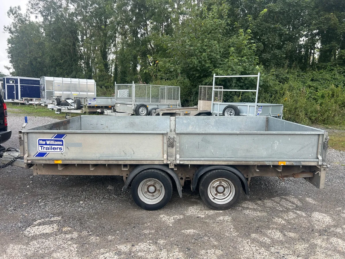 Ifor Williams 12x6.6 LM126 Dropside Trailer - Image 1