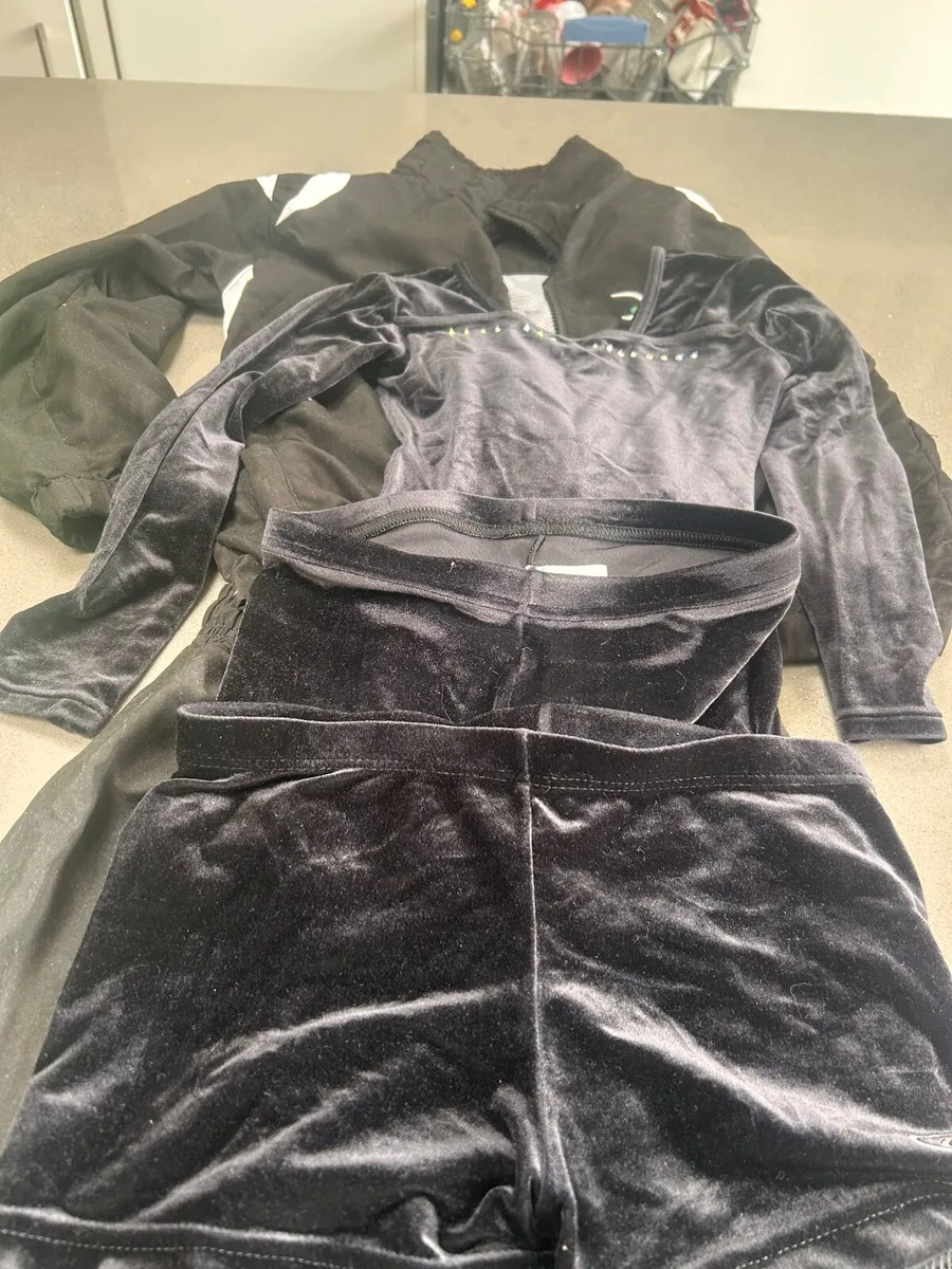 Douglas gymnastics shorts / leotard / old tracksui