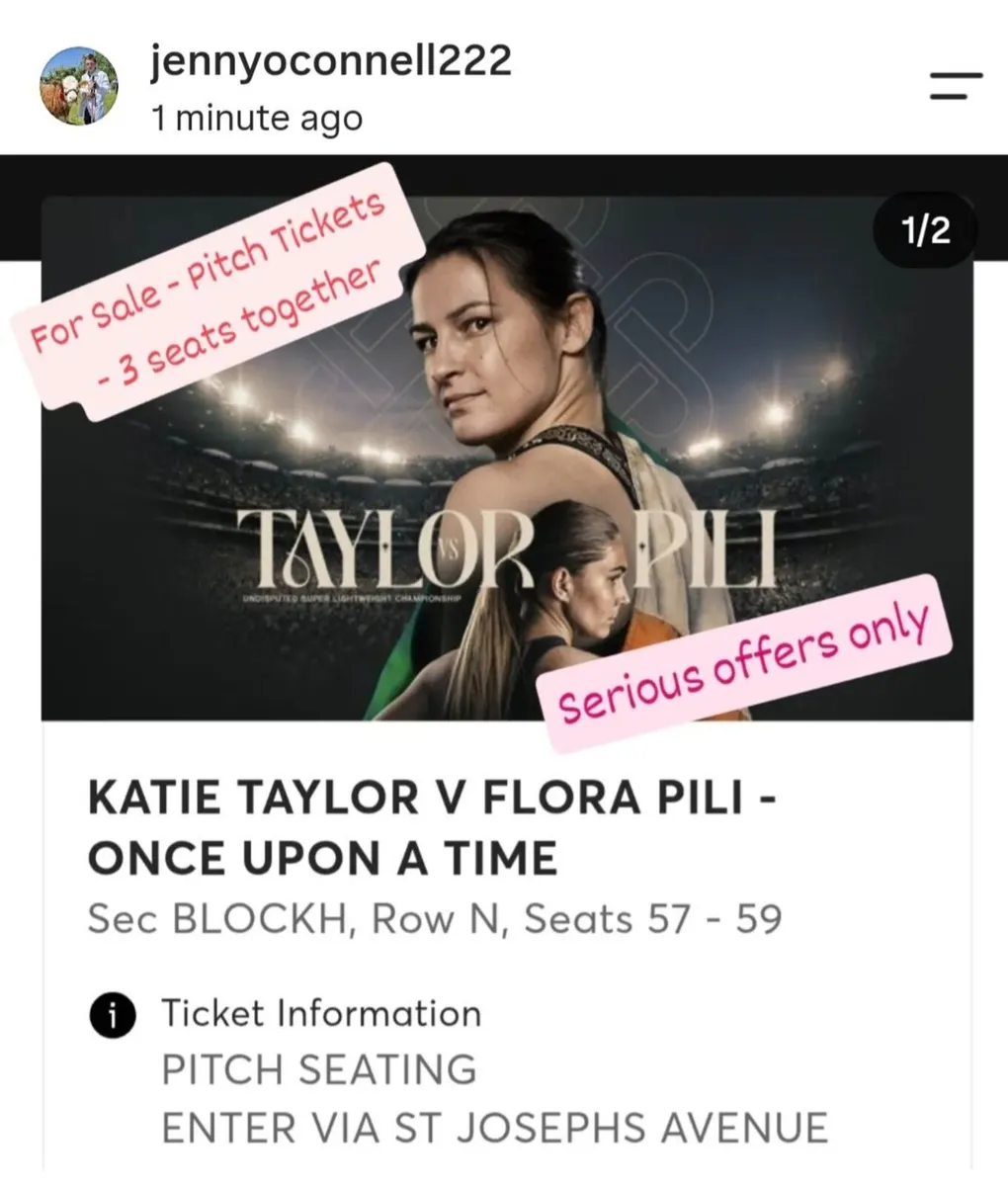 Katie Taylor Final Bout Tickets - Image 1