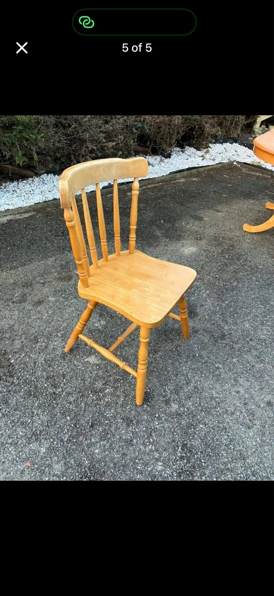 5 kitchen chairs quick sale - Image 4