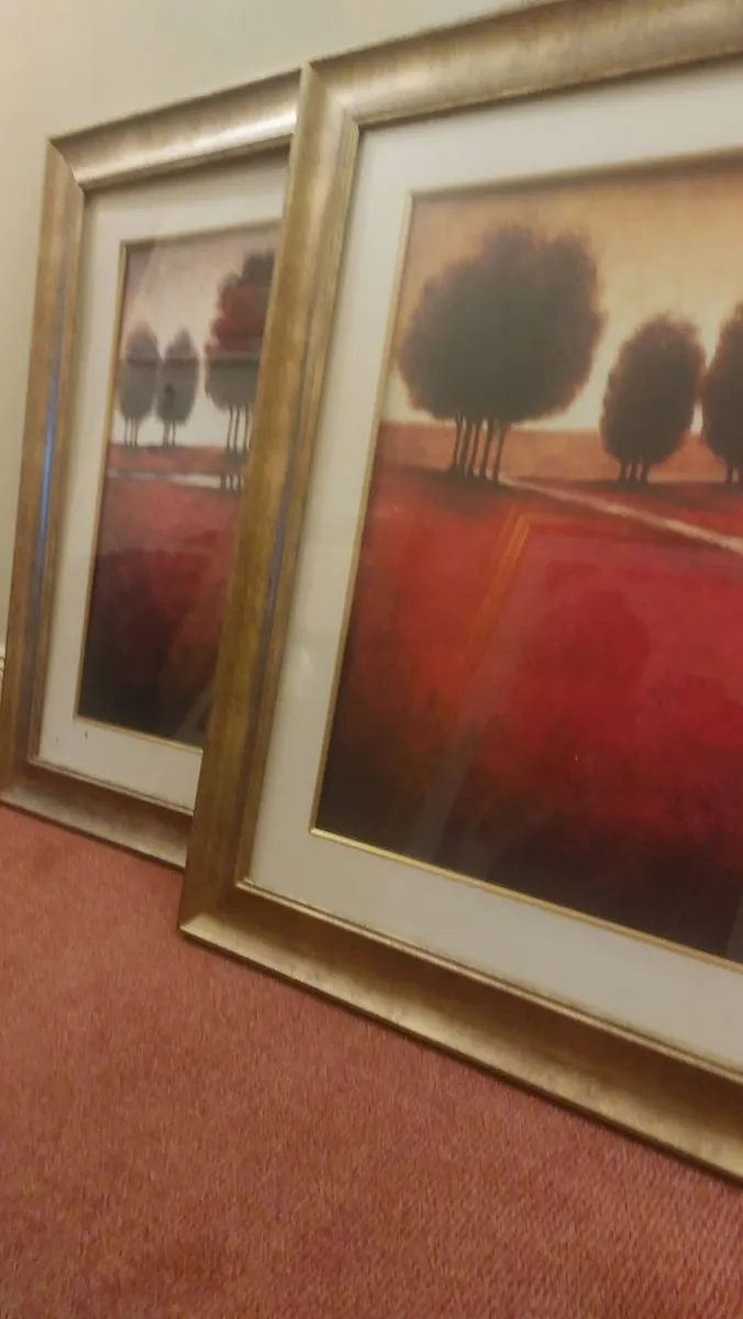 2 large picture frames - Image 2