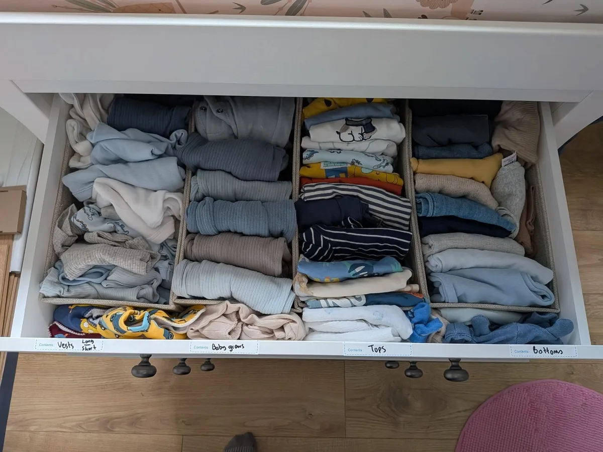 CuddleCo Clara  - 3 Drawer- Changing Unit - White - Image 4