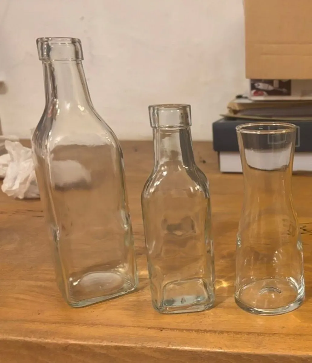 Glass Cylinder Vases - Wedding/Table Centrepieces, mix of vases - Image 3