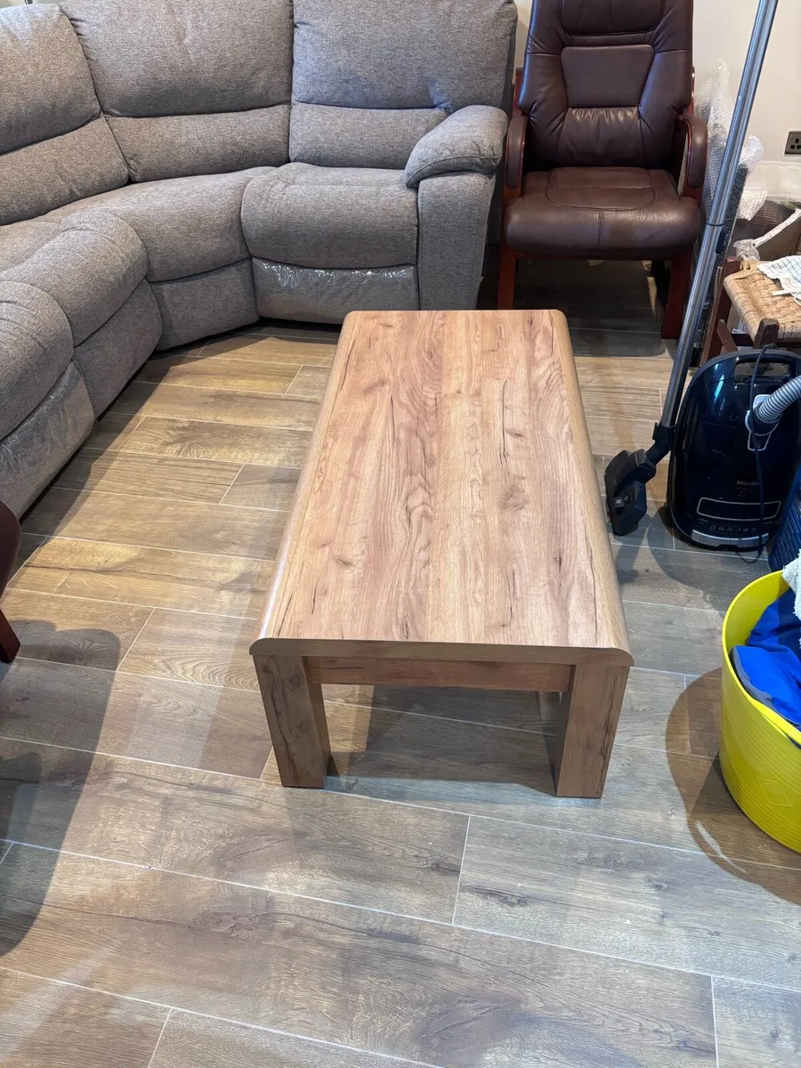 Oak effect TV stand and Coffee table - Image 1