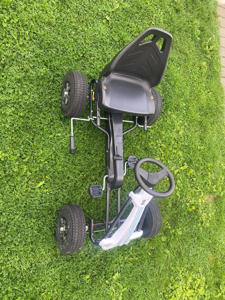 go cart with pump up wheels in great condition - Image 2