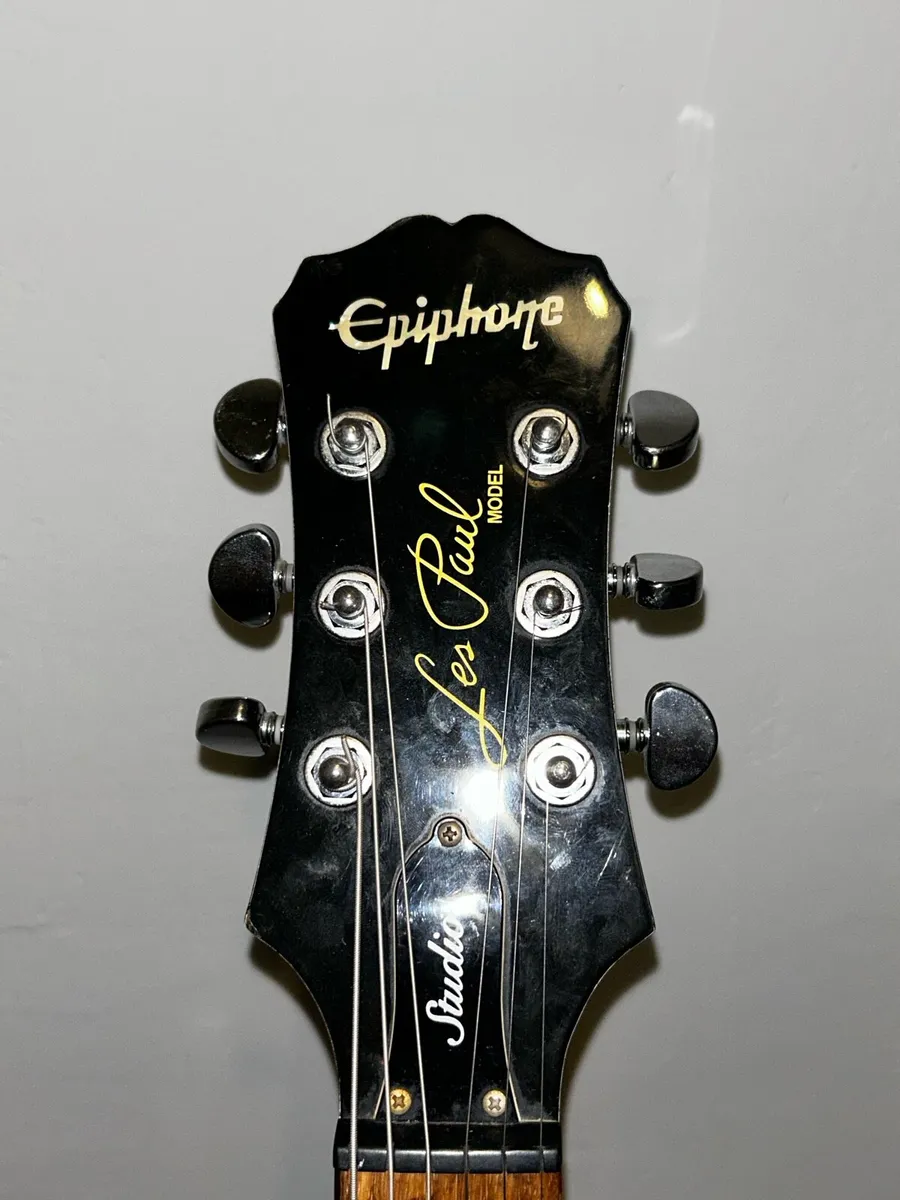 Epiphone Les Paul Studio Black Electric Guitar - Image 3