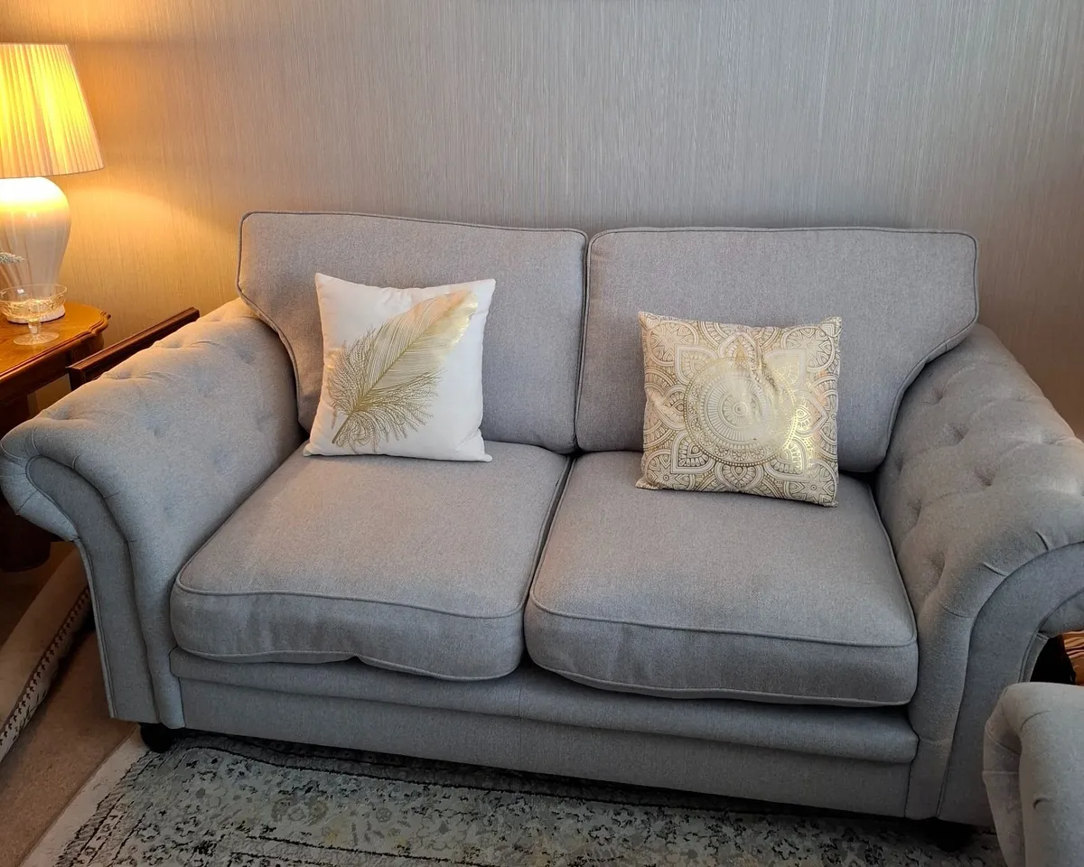 3 seater couch. Colour Grey. (Purchased EZ Living) - Image 1