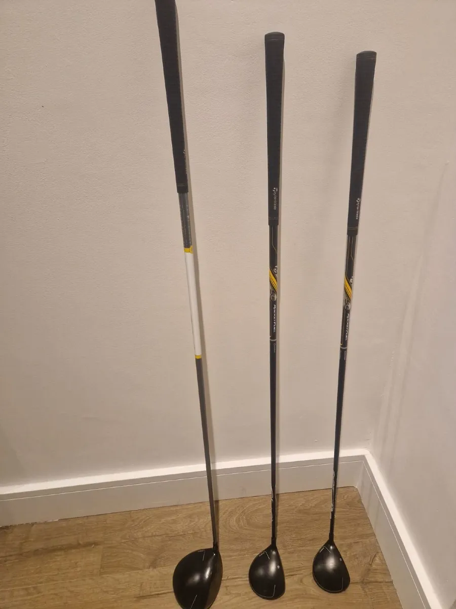 Golf Clubs - Taylor Made Woods (Driver, 3&5 Wood) - Image 1