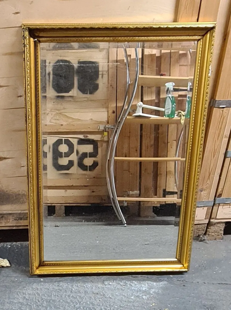 Classic Ornate Gold Wall Mirror - Image 1