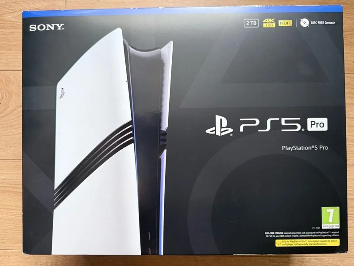 PS5 Pro 2TB - Mint with Smyths Receipt - Image 1