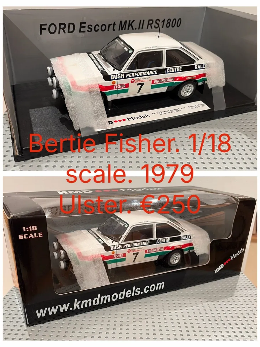 1:18 scale rally models. - Image 1