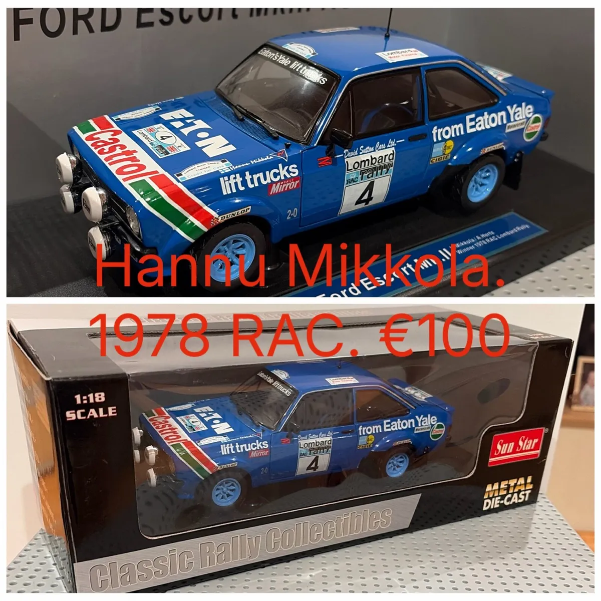 1:18 scale rally models. - Image 2