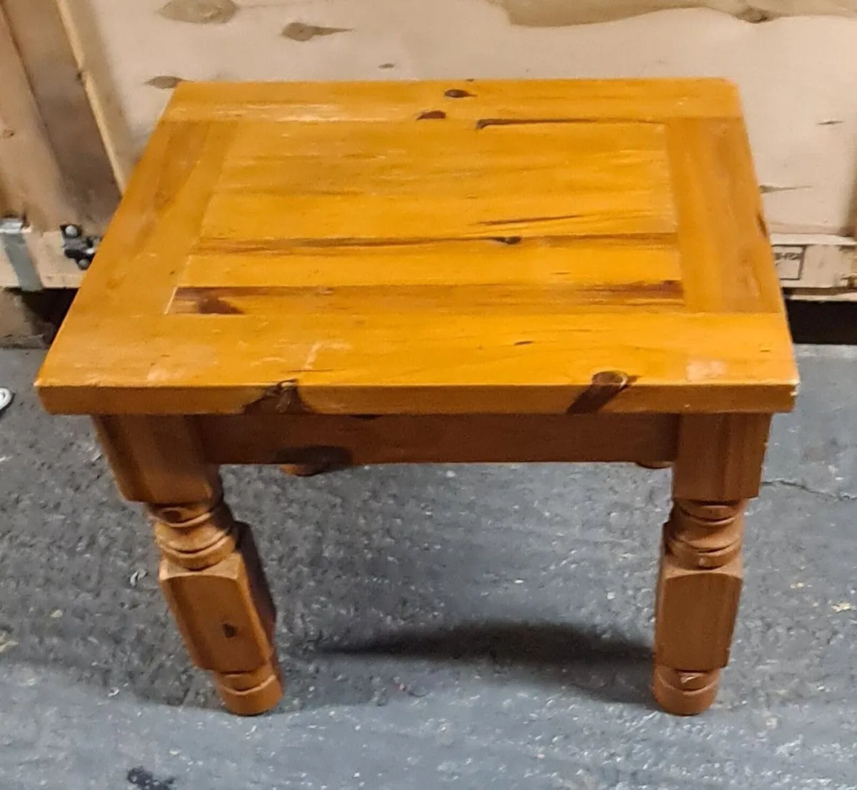 Pair of Solid Wood Wooden Side / Bedside Tables - Image 3