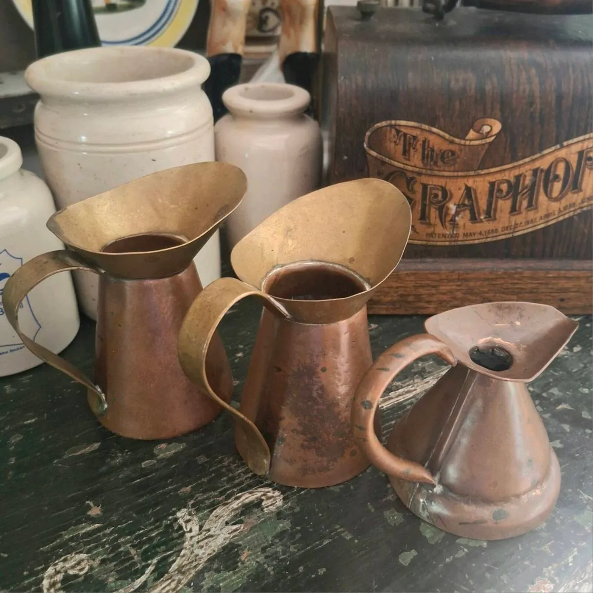 Copper Haystack Pub Measures (1 Gill / 1/4 Pint) - Image 1