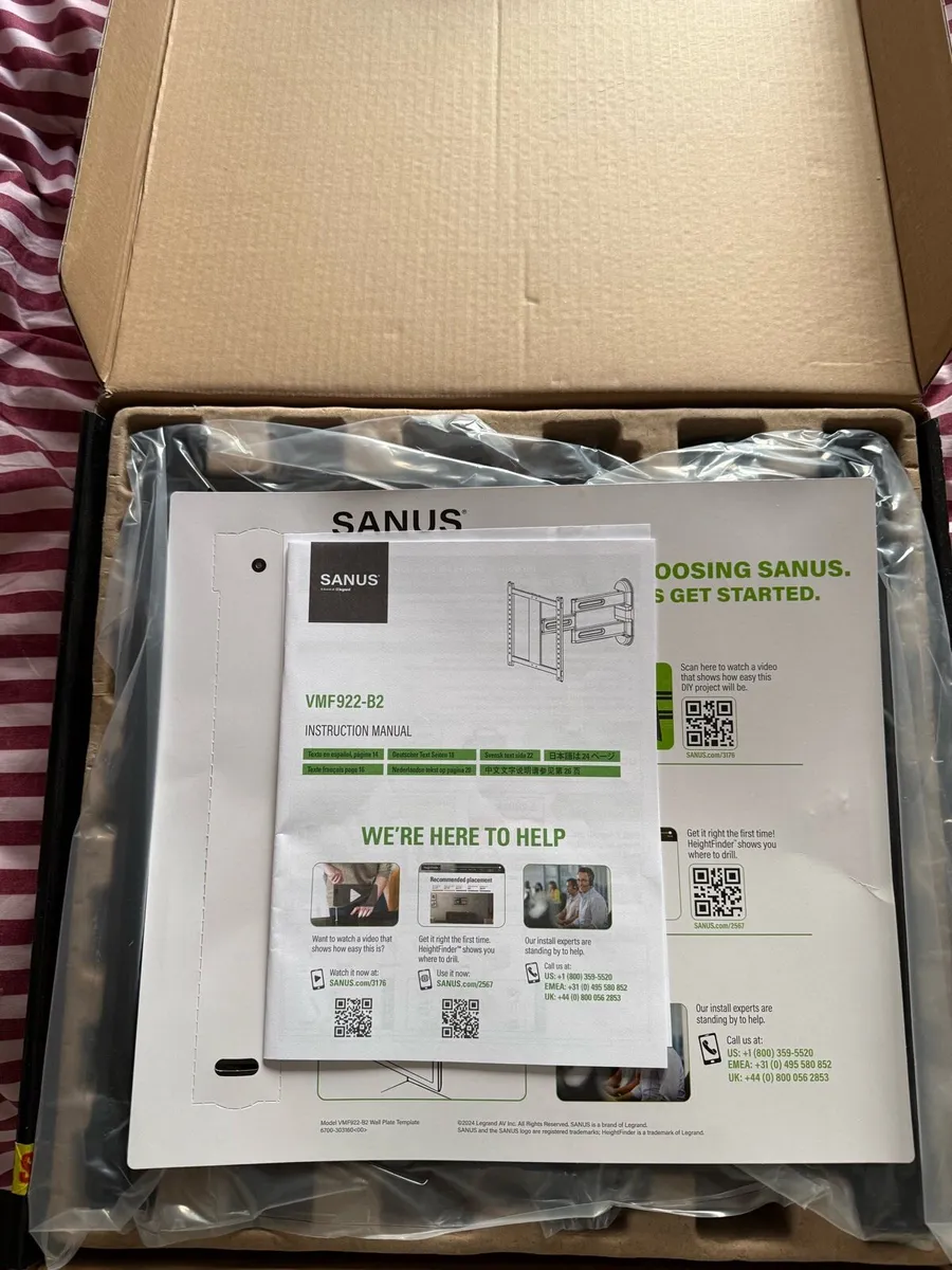 Sanus full motion TV wall mount 32-65inch - Image 3