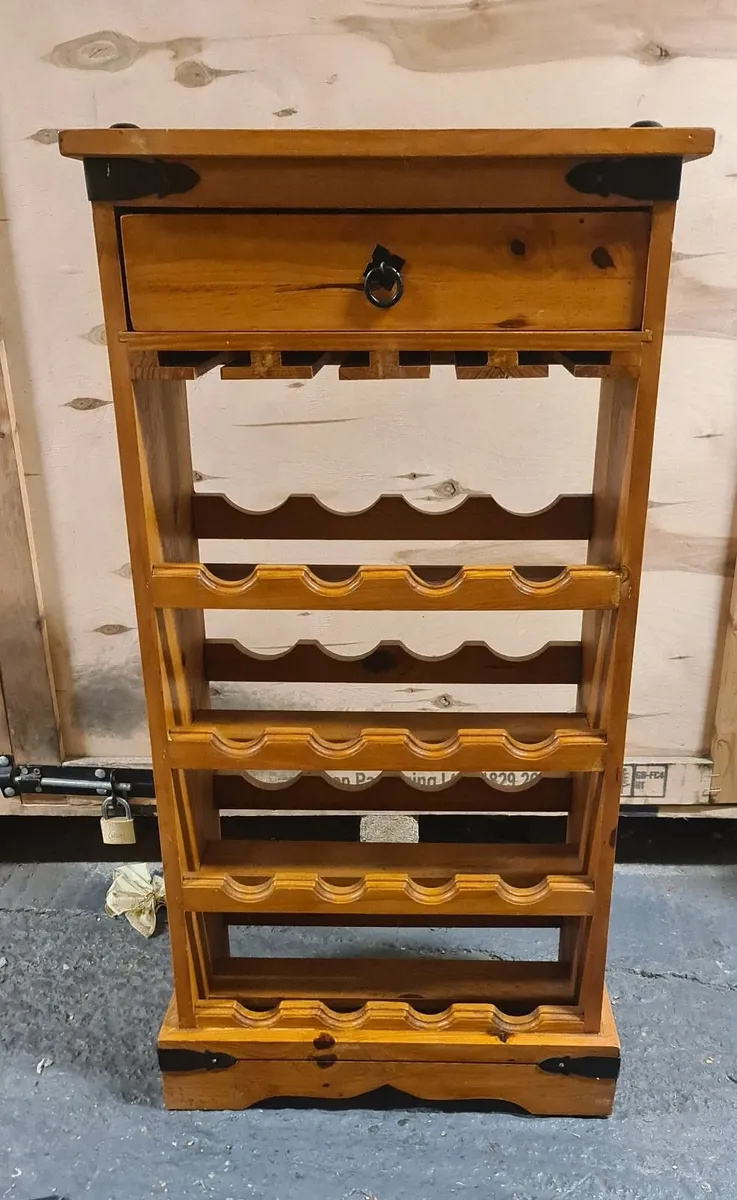 Solid Wooden Wine Rack Cabinet - Image 3
