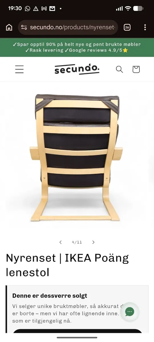 Ikea Poang Armchair - Image 4