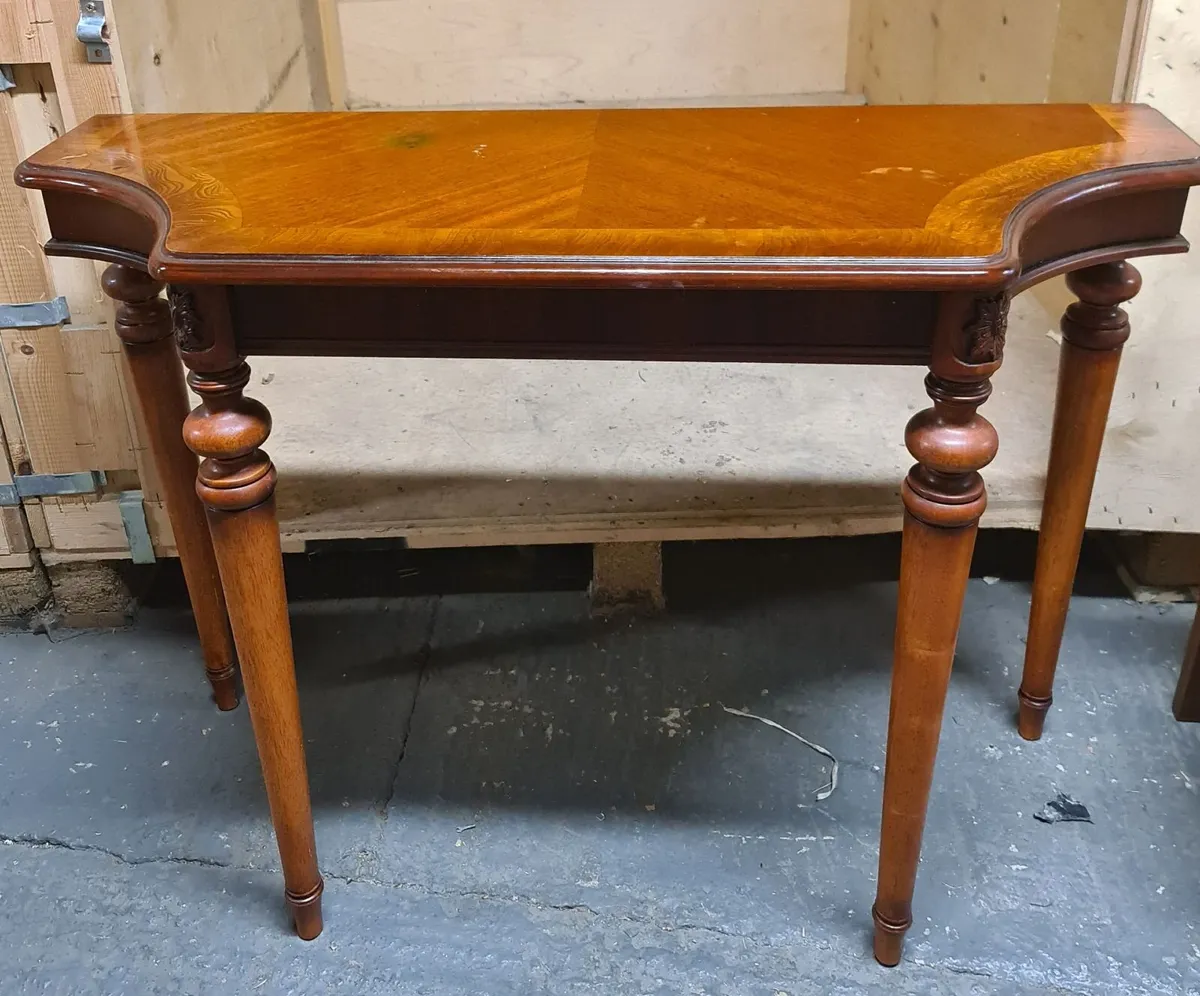 Vintage Wooden Console Table / Side Table - Image 1