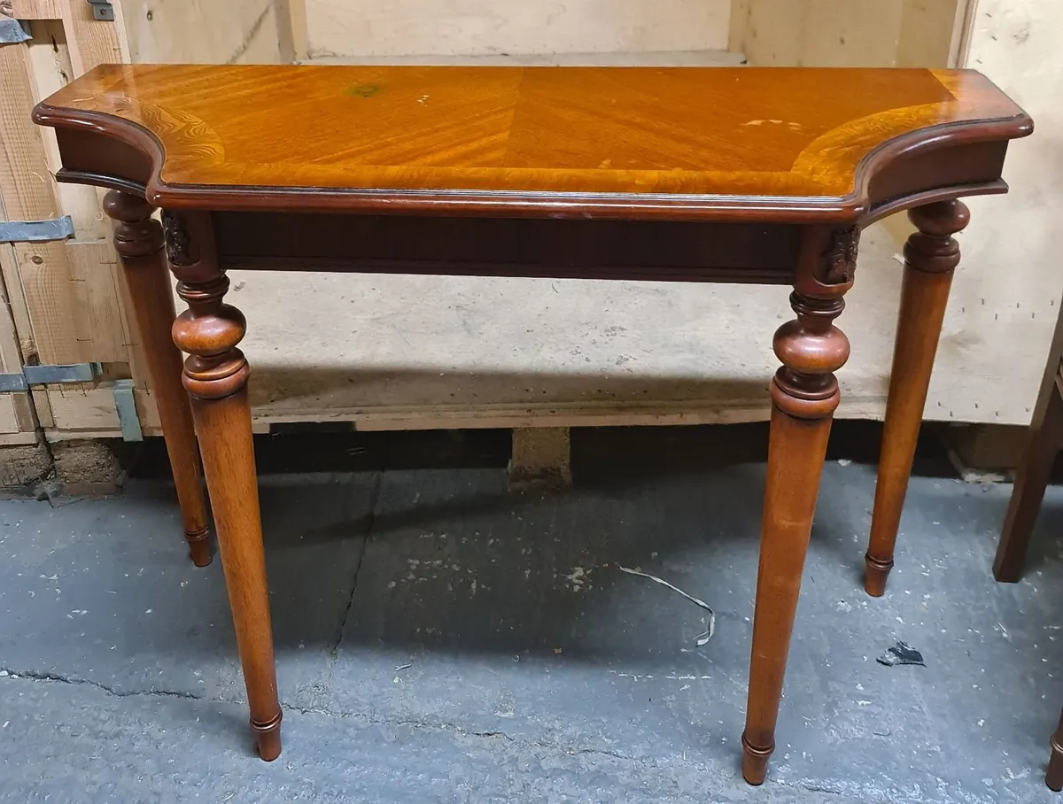 Vintage Wooden Console Table / Side Table - Image 2