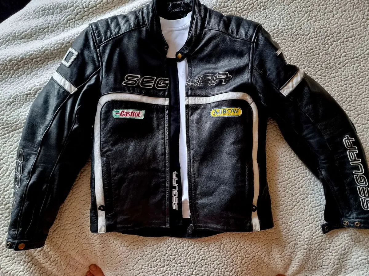Segura   Leather Motorcycle Jacket size Large - Image 1