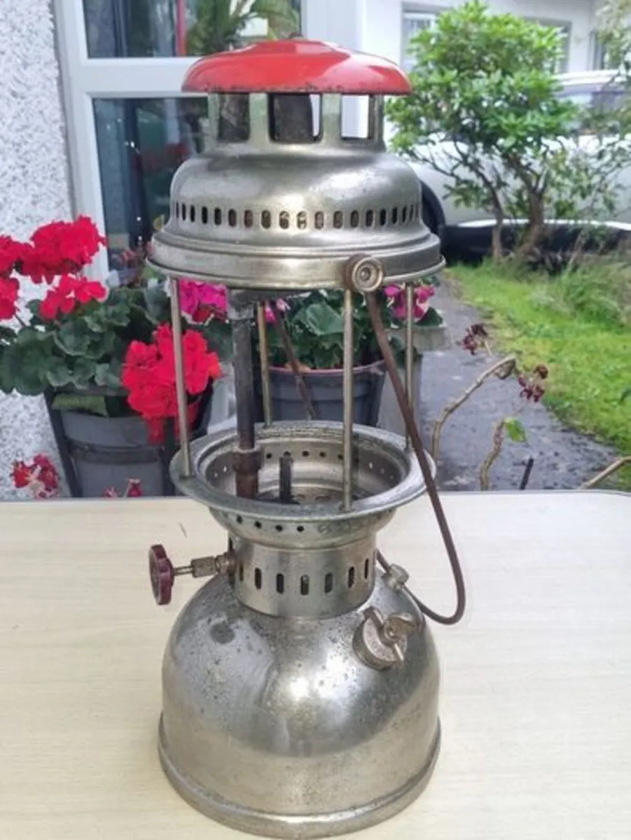 Antique pressure oil lamp Optimus 300 P - Image 4