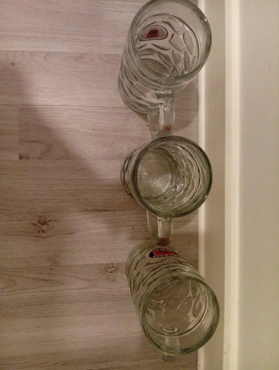 Original Erdinger Weissbrau 1litre Beer Glasses - Image 3