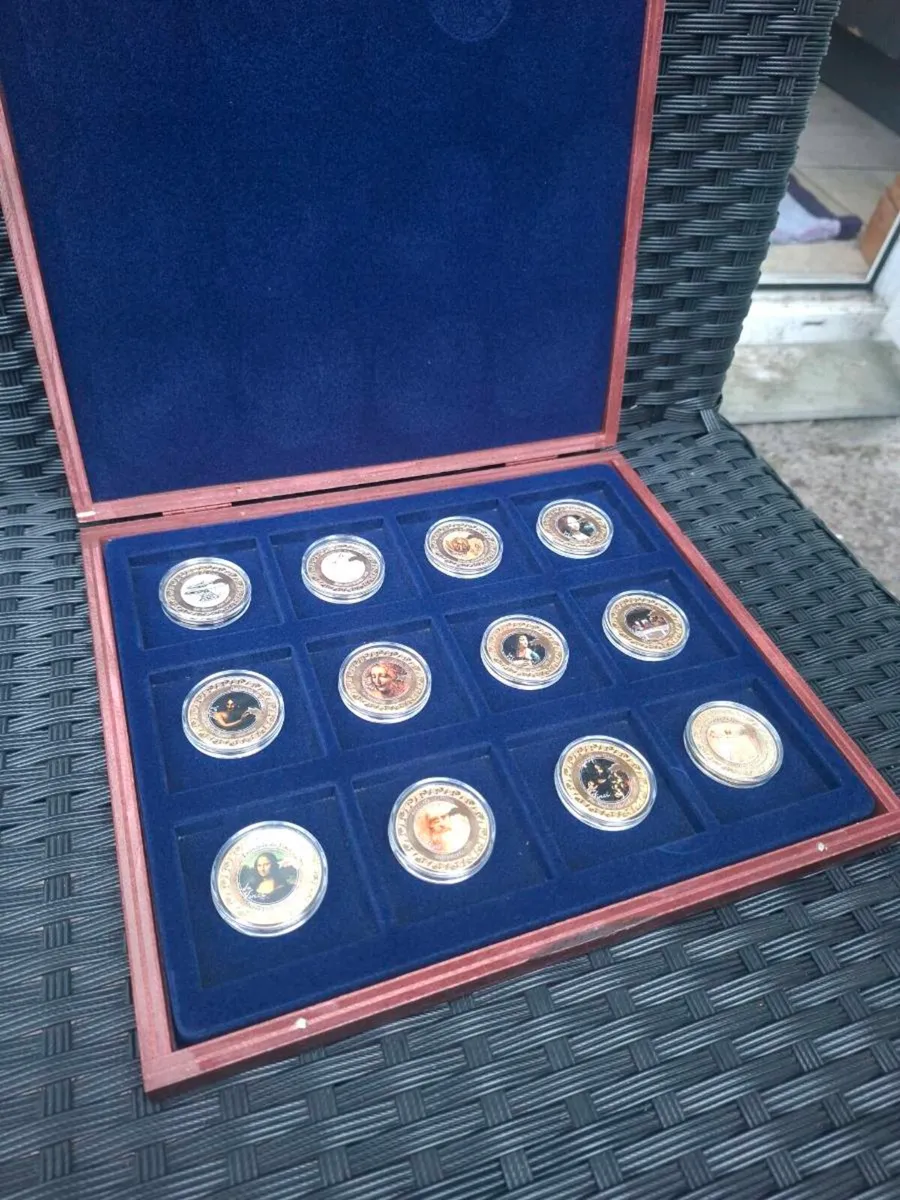 Complete Leonardo Da Vinci Limited Edition Coins - Image 1