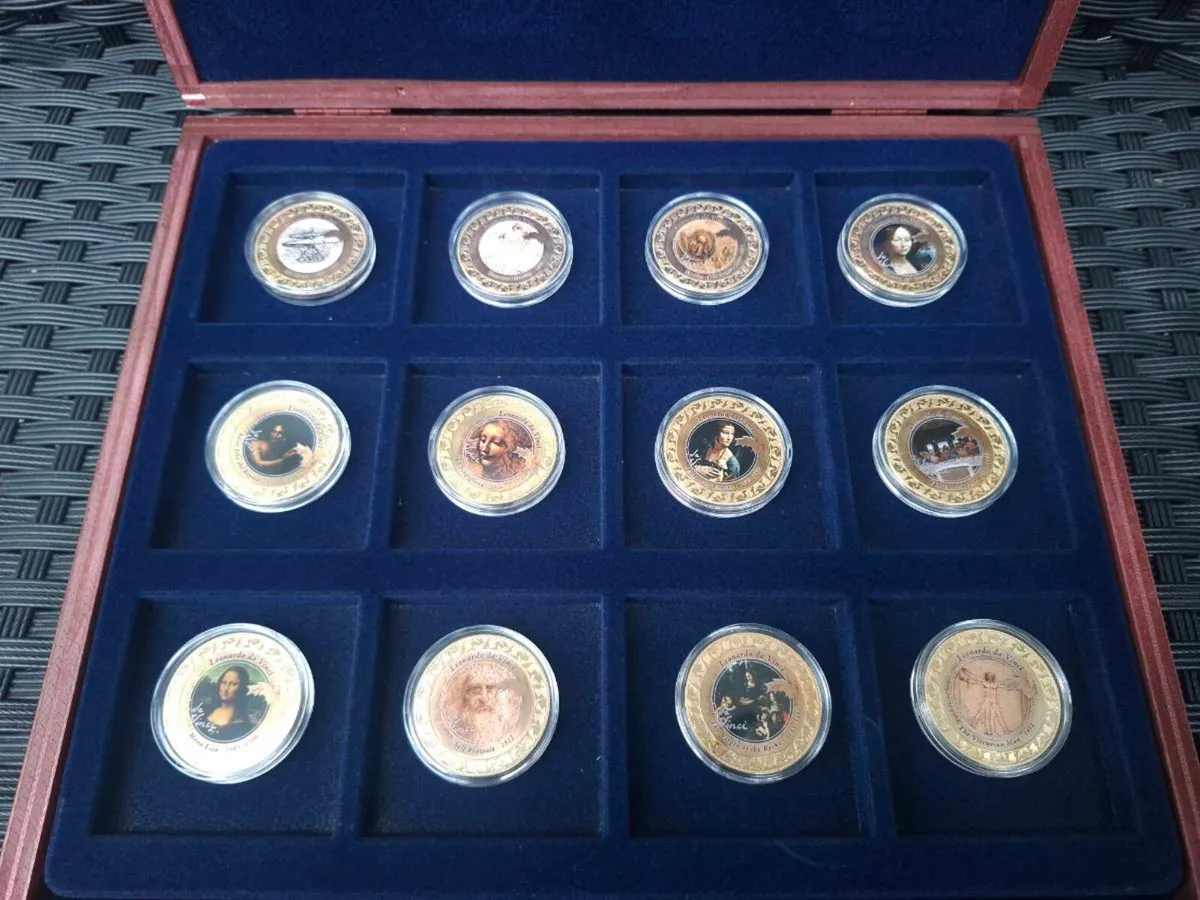 Complete Leonardo Da Vinci Limited Edition Coins - Image 2