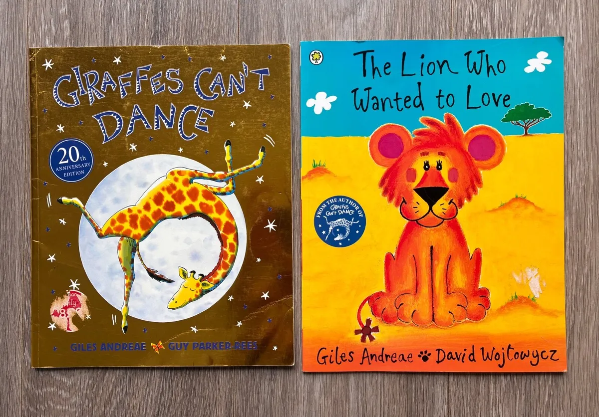 Giles Andreae Picture Book Bundle – Giraffes Can’t - Image 1